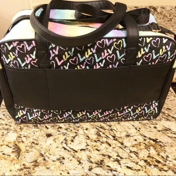 Betsey Johnson weekender rainbow bag NWT - Picture 8 of 16
